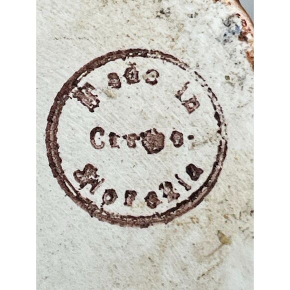 Vintage Hand Painted Porcelain Pitcher Stamped - Picture 7 of 11